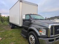2017 Ford F-650 Box Truck V10 Gasoline Vista - Image 3