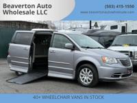 2015 Chrysler Town Country Touring - WHEELCHAIR VAN / ONLY 33K! Wheelchair Van In Beaverton