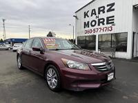 2012 Honda Accord EX-L 4 Dr 4 Cyl Auto Leather PW PDL Air Clean Carfax G clark/cowlitz WA