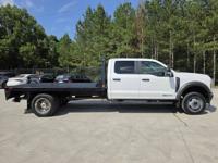 2024 Ford F550 XL 4x4 Crew Cab 11ft Flatbed Hauler Work Bed Farm Truck - Image 7