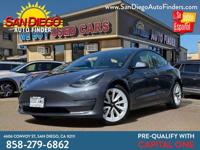 2023 Tesla Model 3 FINANCING AVAILABLE, CALL 858-279-6862 SKU:27144 Te San Diego Auto Finders