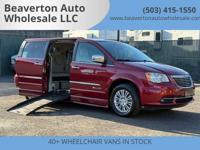 2015 Chrysler Town & Country Touring L - WHEELCHAIR VAN / LOW MILES! Wheelchair Van In Beaverton
