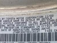 2003 Lexus ES 300 Toyota Drive Train Lilburn / Tucker - Image 6