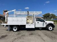 2019 FORD F550 MECHANICS / CONTRACTORS TRUCK **HAS COMPRESSOR AND CRAN SAN FRANCISCO
