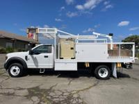 2019 FORD F550 MECHANICS / CONTRACTORS TRUCK **HAS COMPRESSOR AND CRAN SAN FRANCISCO - Image 4