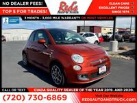 2012 Fiat 500 Sport FOR Vista View Dr., Longmont, CO 80504