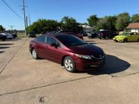 2014 Honda Civic LX with 6 months warranty Nationwide ♠♠♠ OKLAHOMA CITY - Image 8