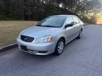 2003 TOYOTA COROLLA CE 5SPEED MANUAL DOUGLASVILLE