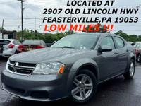 2012 DODGE AVENGER LOW MILES GREAT ON GAS RUNS GREAT WE FINANCE FEASTERVILLE