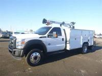 2013 Ford F550 4X4 Utility Mechanic Crane Truck - Image 3