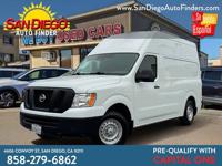 2020 Nissan NV Safty Walk through cage, EZ Finance 858 279 SKU:27169 N San Diego Auto Finders