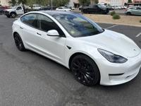 2021 TESLA MODEL 3 PERFORMANCE. 4K MILES DEER VALLEY - Image 3