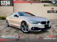 /mo - 2015 BMW 428i 428 i 428-i ~ Red Interior/Kalahari Beige Met CALL (480) 573-7661 ULTIMATE POWERSPORTS - Image 4