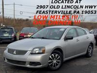 2011 MITSUBISHI GALANT ONE OWNER LOW MILES RUNS GREAT WARRANTY FEASTERVILLE - Image 2