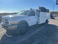 2011 Dodge Ram 5500 Service Truck 4x4 Diesel 3200lb Crane Air Compress S Manning Rd El Reno, Ok / N.E.Corner of I-40 & Manning - Image 3