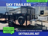2026 Sky Trailers Utility Trailer 8.5X10X3 (1-3.5K) W . HANNA COLTON CA. 92324 - Image 2