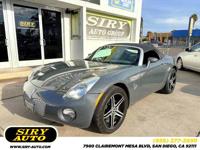 2009 Pontiac Solstice Convertible Siry Auto