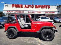 1995 Jeep Wrangler 4X4 S Mission Valley - Prime Auto Imports