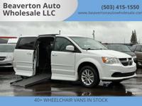 2016 Dodge Grand Caravan SXT - WHEELCHAIR VAN / IN FLOOR RAMP / LOW MI Wheelchair Van In Beaverton - Image 2