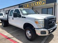 2016 FORD F-350 XL CREW CAB DRW 4X4 V8 FLATBED *ONE OWNER*TEXAS TRUCK* - Image 2