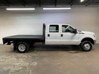2016 FORD F-350 XL CREW CAB DRW 4X4 V8 FLATBED *ONE OWNER*TEXAS TRUCK* - Image 3