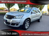2016 Chevrolet Traverse AWD All Wheel Drive Chevy LT 3 Rd Row Seating L Mack Motors Corporation