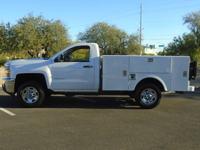2016 CHEVY SILVERADO 2500 REG CAB SERVICE BODY UTILITY BED LIFT GATE NORTH PHOENIX - Image 3