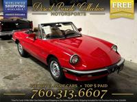 1987 Alfa Romeo spider Gaduate Convertible - DON'T MISS OUT!!! Desert Private Collection (760) 313-6607 - Image 2