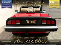 1987 Alfa Romeo spider Gaduate Convertible - DON'T MISS OUT!!! Desert Private Collection (760) 313-6607 - Image 4