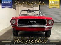1967 Ford Mustang Convertible 289 V8 Convertible at a PRICE YOU CAN AF Desert Private Collection (760) 313-6607 - Image 3