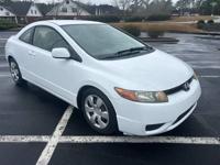 2008 Honda Civic 2 door Coupe 65,085 Miles Current Emission AWESOME !! Hiram