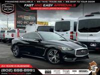2018 Infiniti Q60 Q 60 Q-60 V6 V 6 V-6 30t 30 t 30-t LUXE coupe 2D 2 D Fantasy Auto Sales Inc.