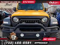 2019 Jeep Wrangler Unlimited Sport S 4x4 4 x 4 4-x-4 All advertised prices are DOWN PAYMENTS