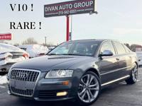 2008 AUDI S8 V10 QUATTRO 5.2L / LOADED MODEL / CLEAN CARFAX ** RARE ** FEASTERVILLE