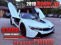 2019 BMW I8 DOWN! INCOME RATIO APPROVALS! NO CREDIT NEEDED! FREE CREDIT REPAIR