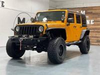 2012 Jeep Wrangler Unlimited Rubicon 4X4 / V6 /6-SPEED MANUAL /LIFTED JK + MM Investment Cars-Gladstone / WE SHIP NATIONWIDE
