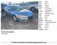 2004 Chrysler Sebring LX 4dr Sedan 69000 Miles Wheat Ridge - Image 3