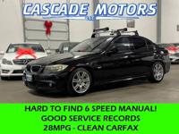 2010 BMW 328I SPORT *RARE 6 SPEED MANUAL* c250 c300 a3 a4 a5 civic xt CASCADE MOTORS - Image 2
