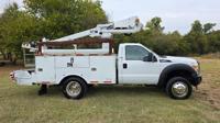 2014 Ford F-550 40ft Cable Placer Bucket Truck Altec AT235P 6.7L Diese S Manning Rd El Reno, Ok / N.E.Corner of I-40 & Manning - Image 6