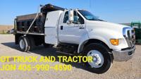 2013 Ford F-750 Single axle Dump Truck 33k GVW 7spd Manual Cummins S Manning Rd El Reno, Ok / N.E.Corner of I-40 & Manning