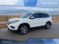 2017 Honda Pilot Touring w/Navigation and Rear DVD 1 OWNER Aurora - Image 2