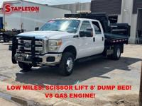 2012 Ford f-350 f350 f 350 SUPER DUTY XL LOW MILES! SCISSOR LIFT 8' DU
