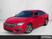 2017 Honda Civic Sedan LX AUTONATION-Available Monday December 22nd-Call to confirm