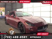 2012 Maserati Gran Turismo 2dr 2 dr 2-dr Cpe Gran Turismo S All advertised prices are DOWN PAYMENTS