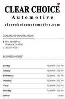 CHEVROLET ASTRO LT savana express sprinter sienna odyssey promaster (503-919-1354 - clearchoiceautomotive.com) - Image 4