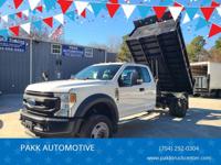 2021 Ford F550 F-550 XL Extended Cab 192" WB Dump Truck 4x4 Super Duty Peachland - Image 2