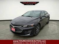 18 CHEVROLET MALIBU LT SEDAN GREAT DEAL CLEAN GAS SAVER 4CYL 287649 YOUR CHOICE AUTOS WAUKEGAN, IL 60085