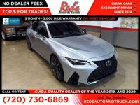 2022 Lexus IS 350 F SPORT FOR Vista View Dr., Longmont, CO 80504