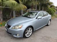2007 LEXUS IS 250,4D,AT,131K MILES,LEATHER,MOON ROOF,VERY CLEAN SAN DIEGO