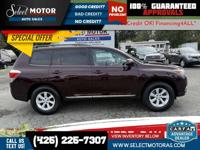 2012 Toyota Highlander AWD All Wheel Drive SE 4dr SUV SUV Select Motor Auto Sales